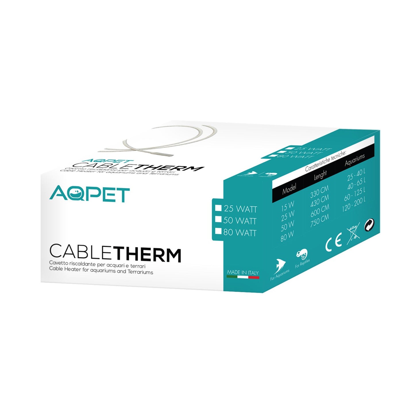 Aqpet CableTherm Cavetto Riscaldante Per Acquari E Terrari
