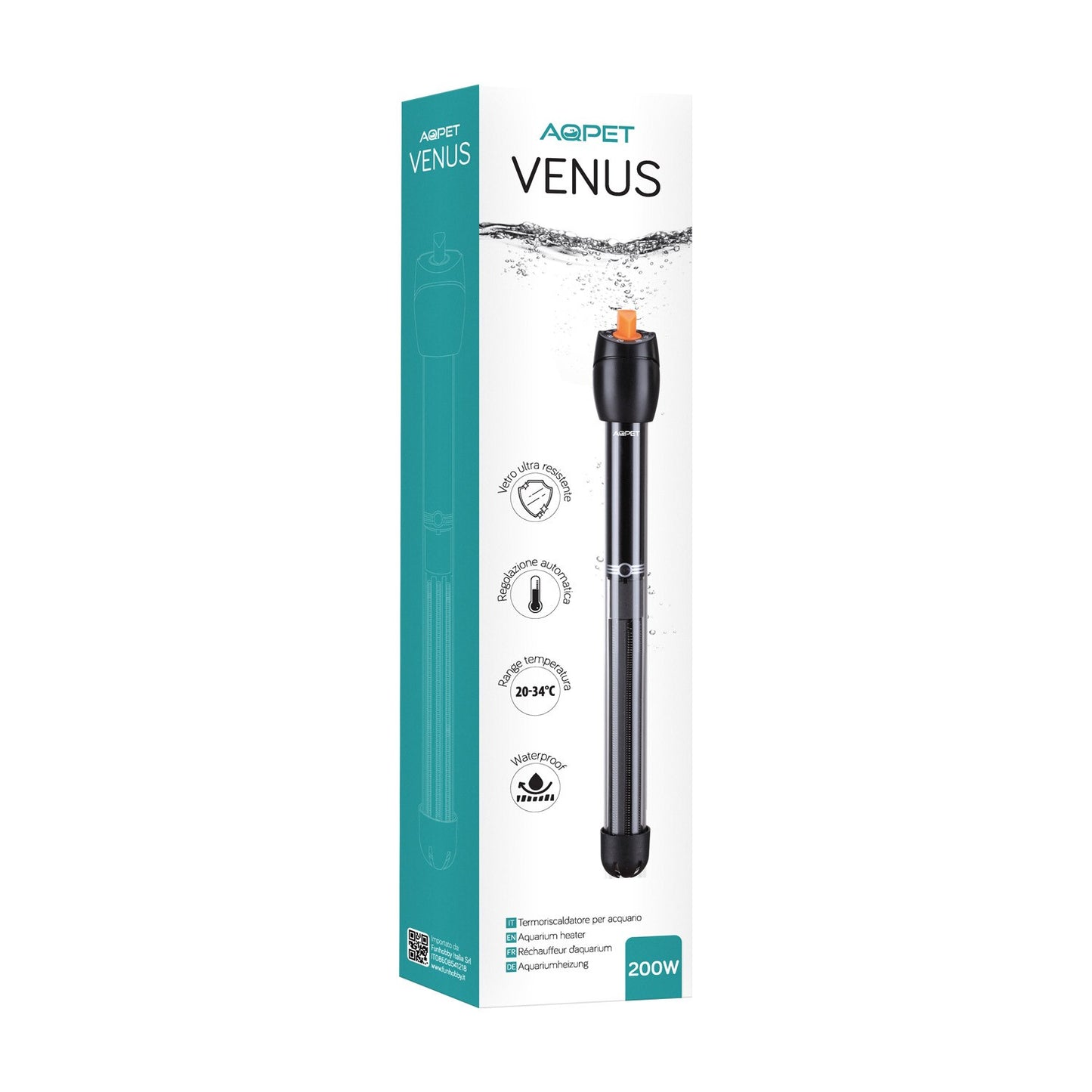 Aqpet Venus Termoriscaldatore Per Acquari