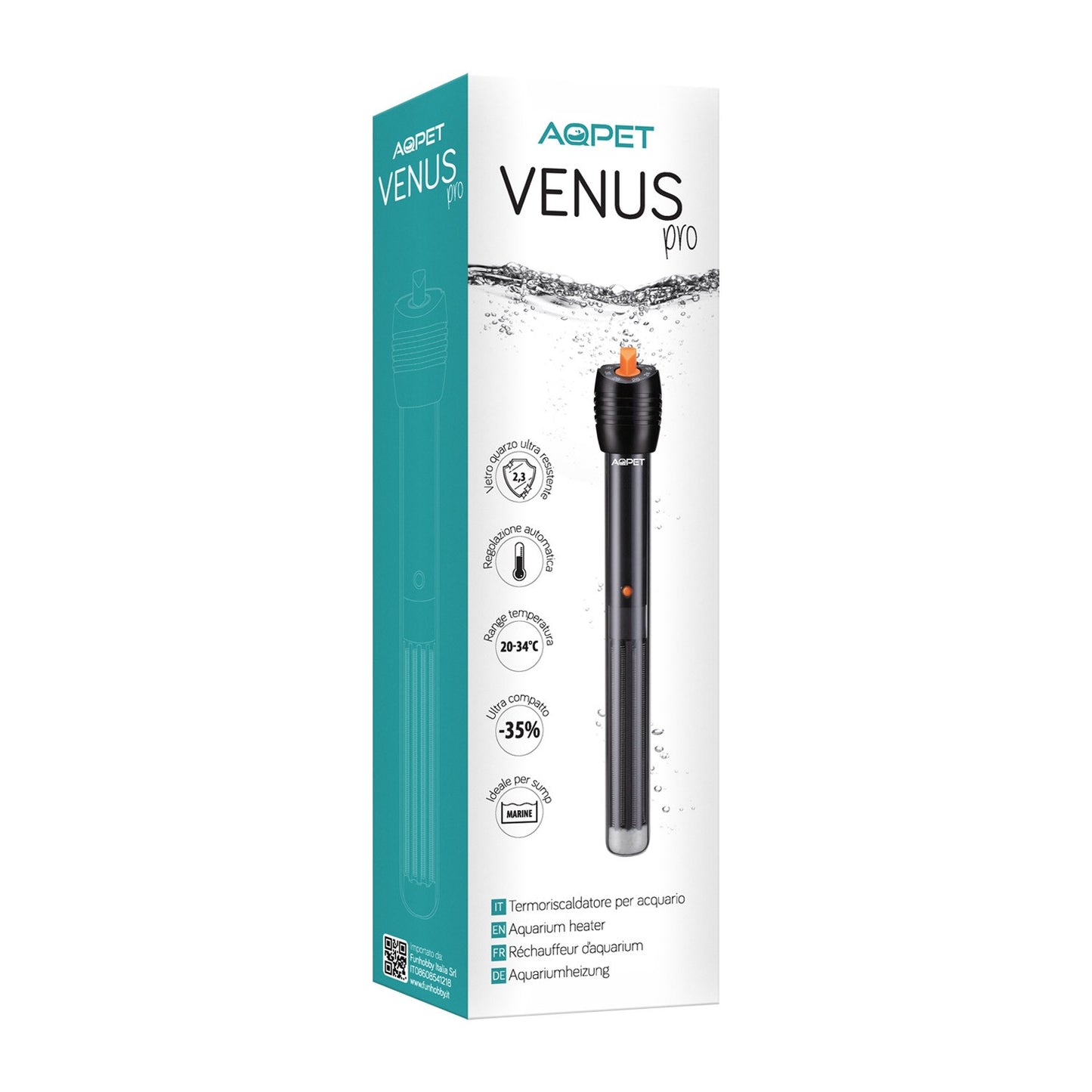 Aqpet Venus PRO Termoriscaldatore Per Acquari E Sump