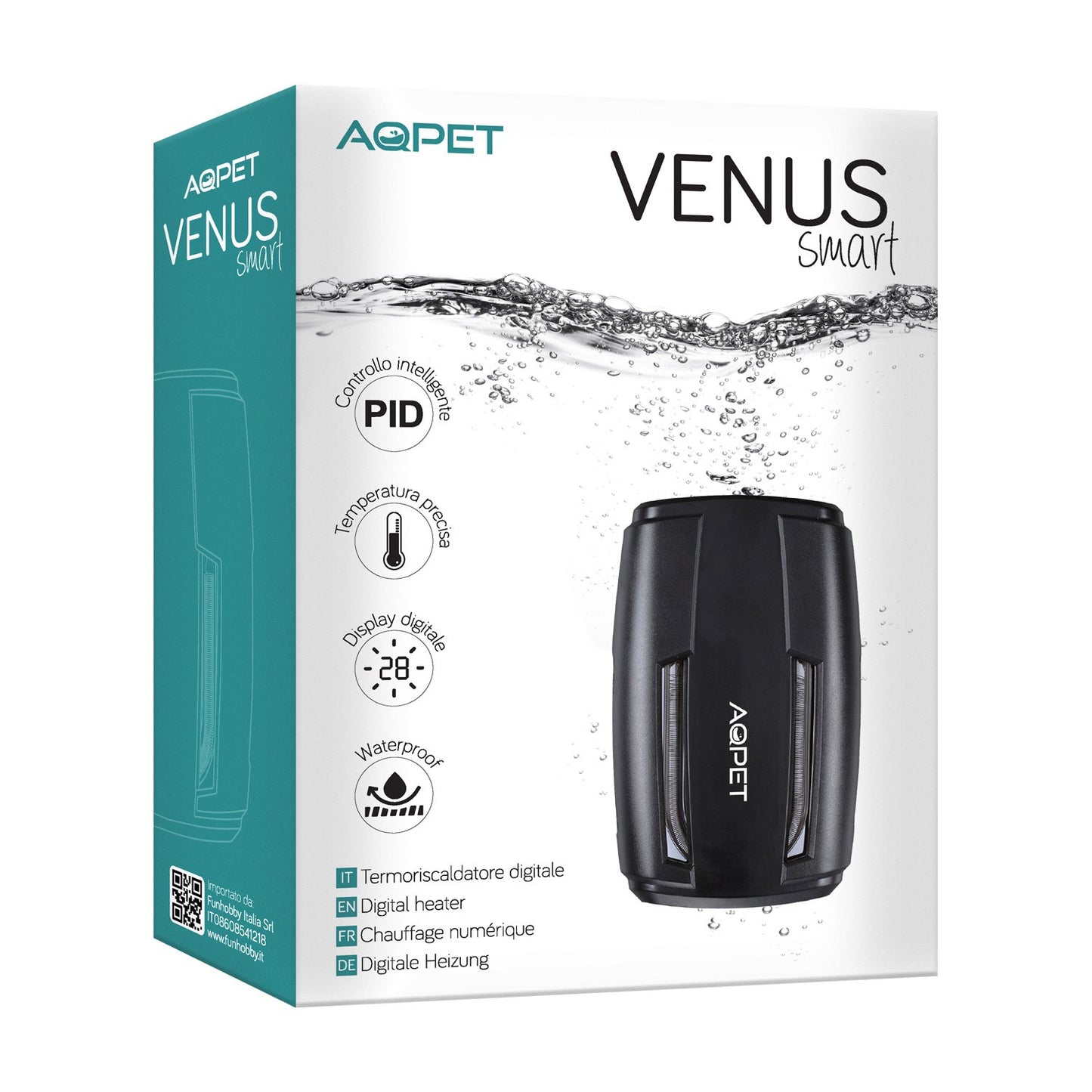 Aqpet Venus Smart Termoriscaldatore Digitale Per Acquari