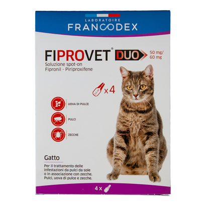 Francodex Fiprovet Duo Antiparassitari gatto
