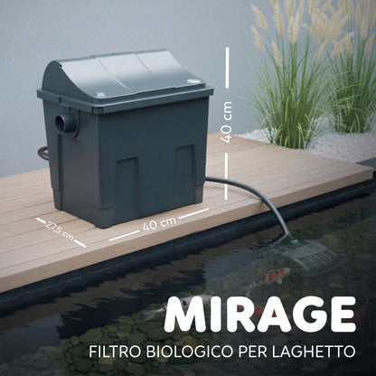 AQPond Mirage Filtro per laghetto completo di pompa e sterilizzatrice 9 watt