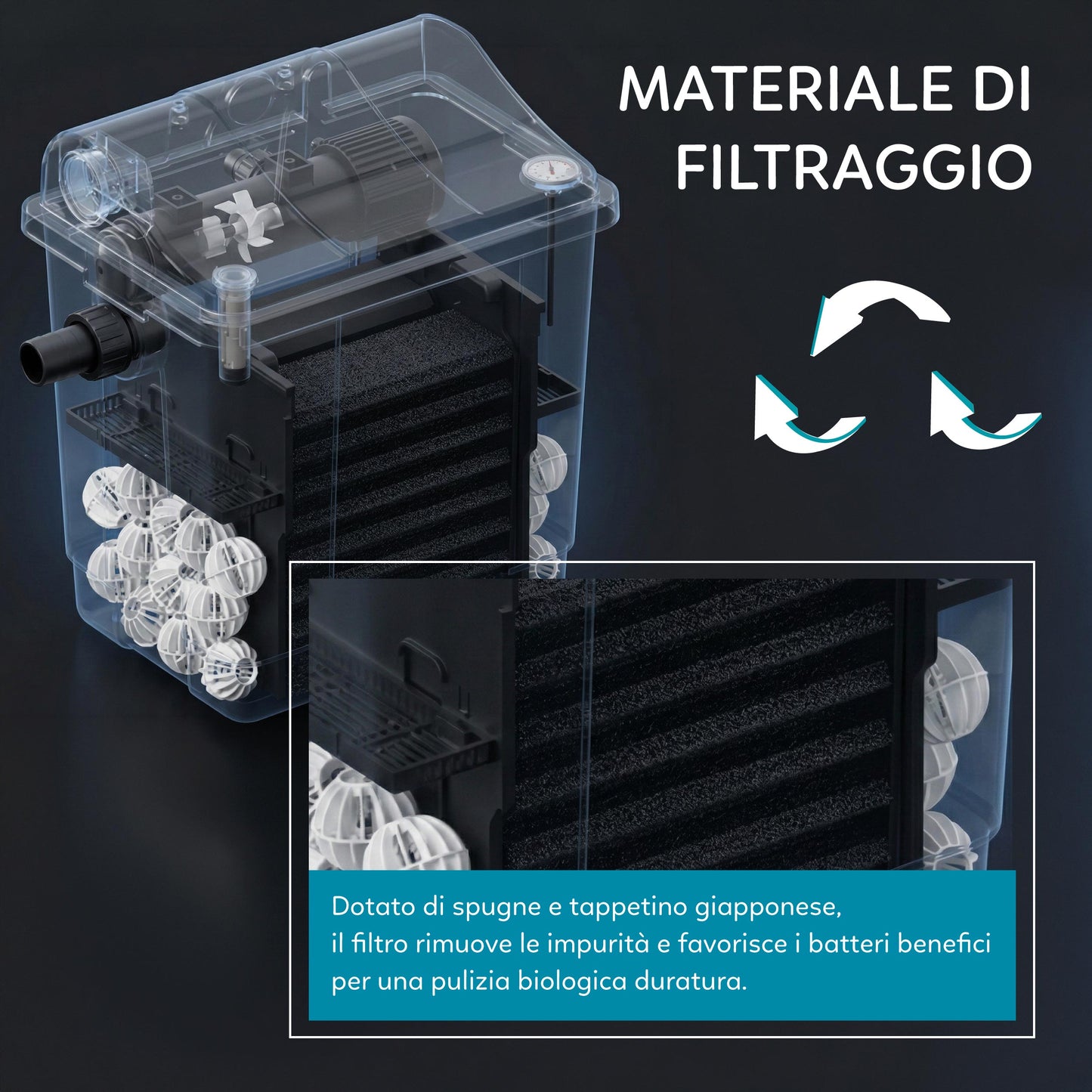 AQPond Mirage Filtro per laghetto completo di pompa e sterilizzatrice 9 watt