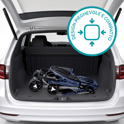 AqpetFriends PetBuggy Passeggino Comodo e Pratico Per Cani Di Taglia Medio/Piccola