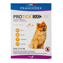 Francodex Protick Duo Antiparassitario Spot-on per cani varie taglie