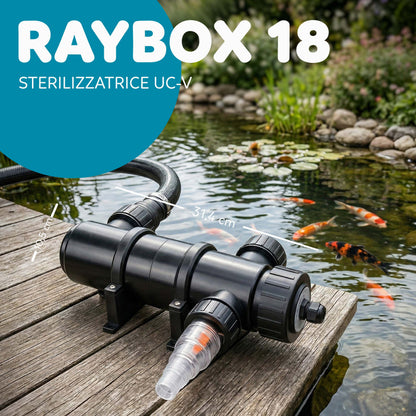 AQPond Raybox Sterilizzatrice per laghetto e acquari