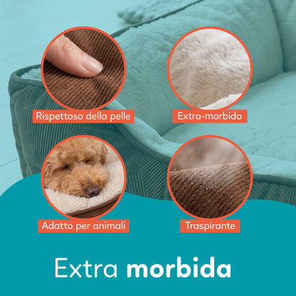 AQPetFriends Sofy Cuccia in tessuto extramorbida