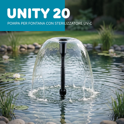 AQPond Unity 20 Filtro per laghetto All-in-one completo di sterilizzatrice
