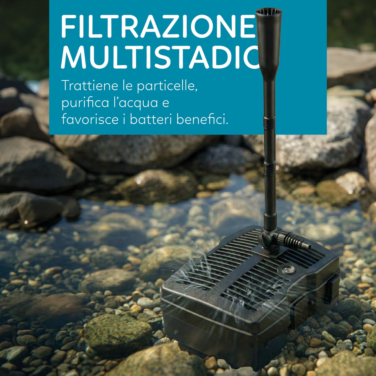AQPond Unity 20 Filtro per laghetto All-in-one completo di sterilizzatrice