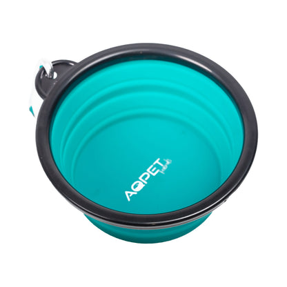 AqpetFriends Gnammy Travel Ciotola Da Viaggio Pieghevole In Silicone