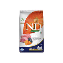 Farmina N&D Pumpkin Lamb & Blueberry Adult Mini Crocchette Per Cani Adulti Di Piccola Taglia Con Zucca, Agnello e Mirtilli