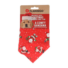 Flamingo Bandana Natale per cane MIK Rosso 60x31CM
