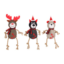 Flamingo Giocattolo di Natale per cane Beta animale + corda