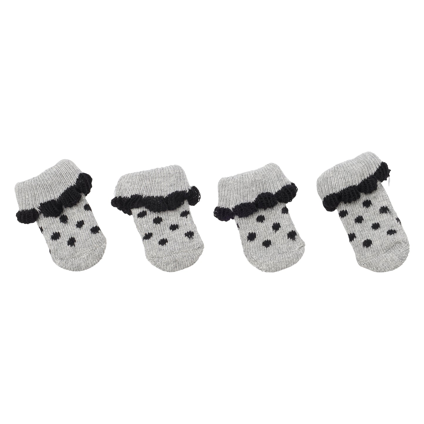 Flamingo Calza per cani Asia 4pzs grigio