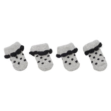 Flamingo Calza per cani Asia 4pzs grigio