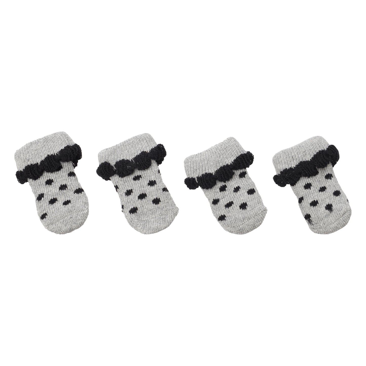 Flamingo Calza per cani Asia 4pzs grigio