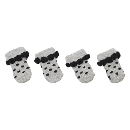 Flamingo Calza per cani Asia 4pzs grigio