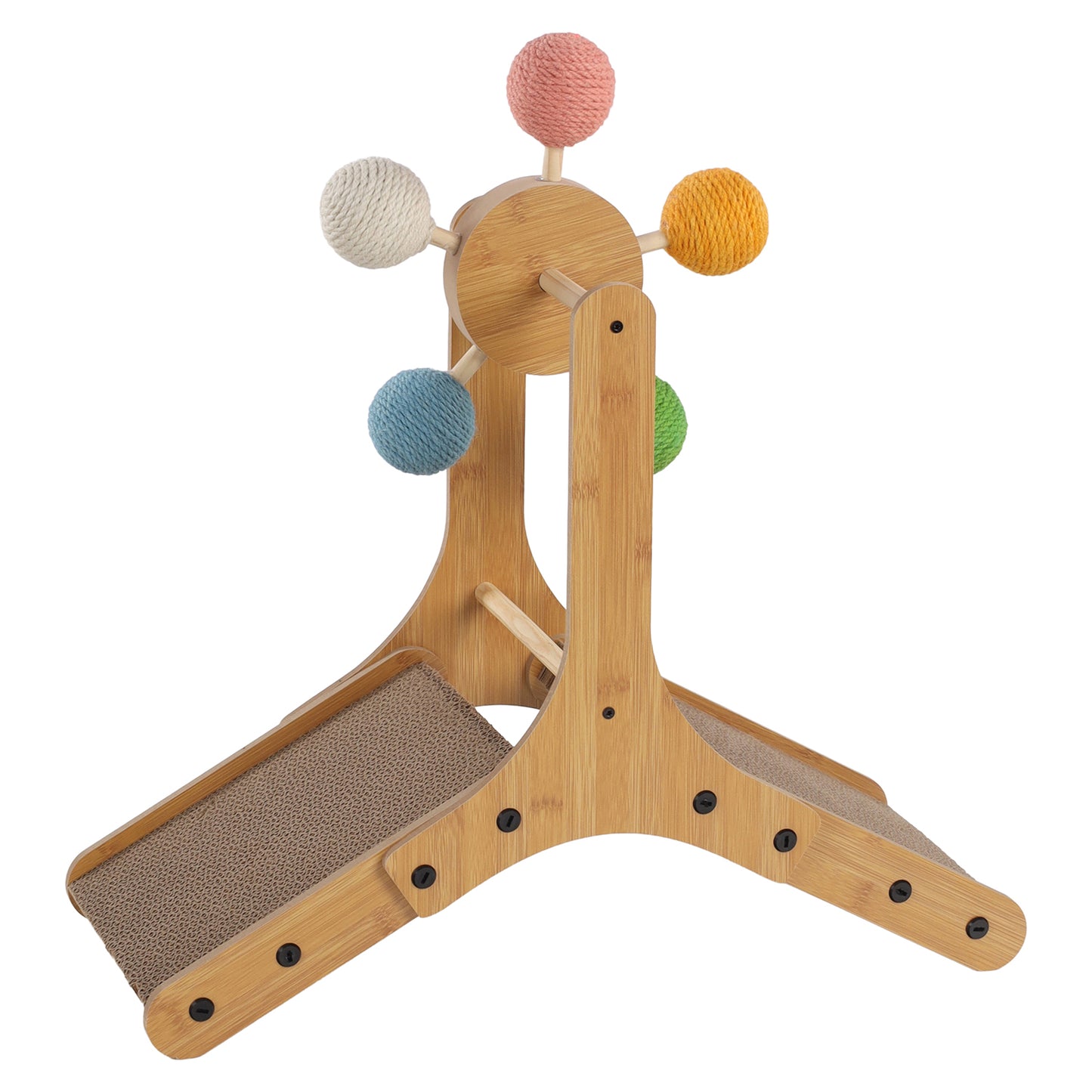 Flamingo Giocattolo tiragraffi per gatto Dolf marrone