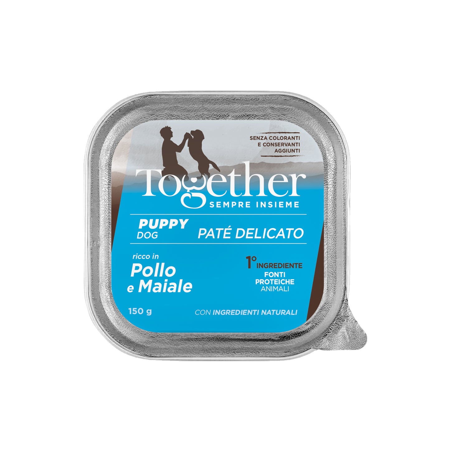 Together Pet Puppy Paté Delicato 150g per cuccioli gusto pollo e maiale
