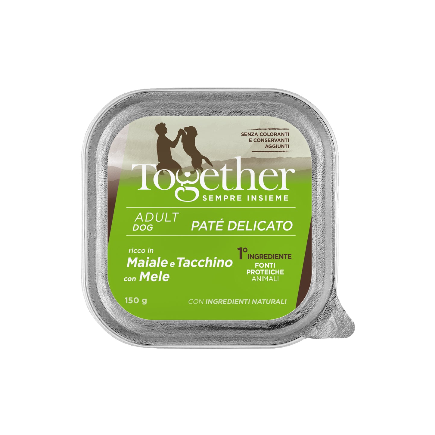 Together Pet Adult Paté delicato 150g per cani adulti in diversi gusti