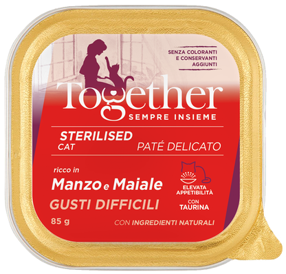 Together Cat Sterilised paté delicato alimento per gatti adulti sterilizzati