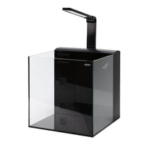 Aqpet Kubic 50 Rear Kit Vasca In Vetro Extrachiaro Con Filtro Posteriore e Luce LED Integrata 50x50x50cm Nero