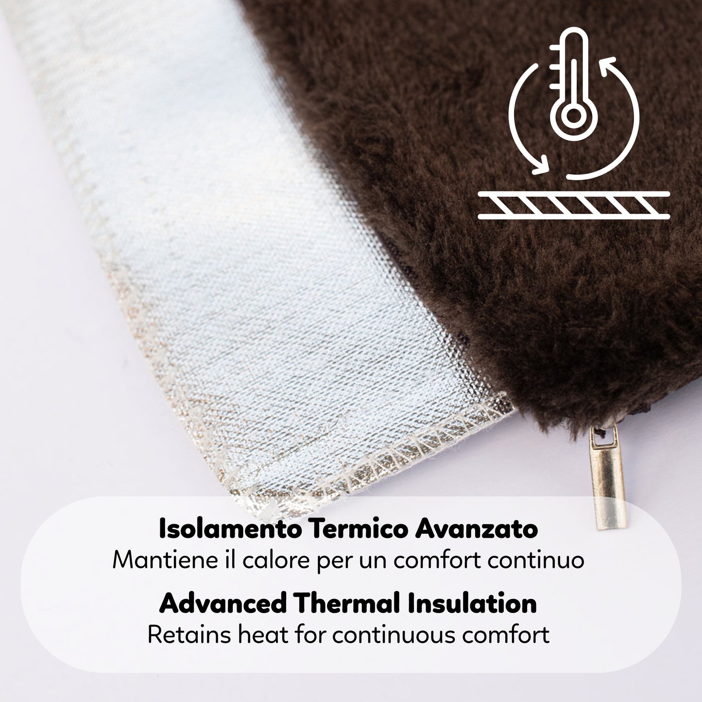 AqpetFriends Billy Tappetino Auto Riscaldante Coffee/Marrone