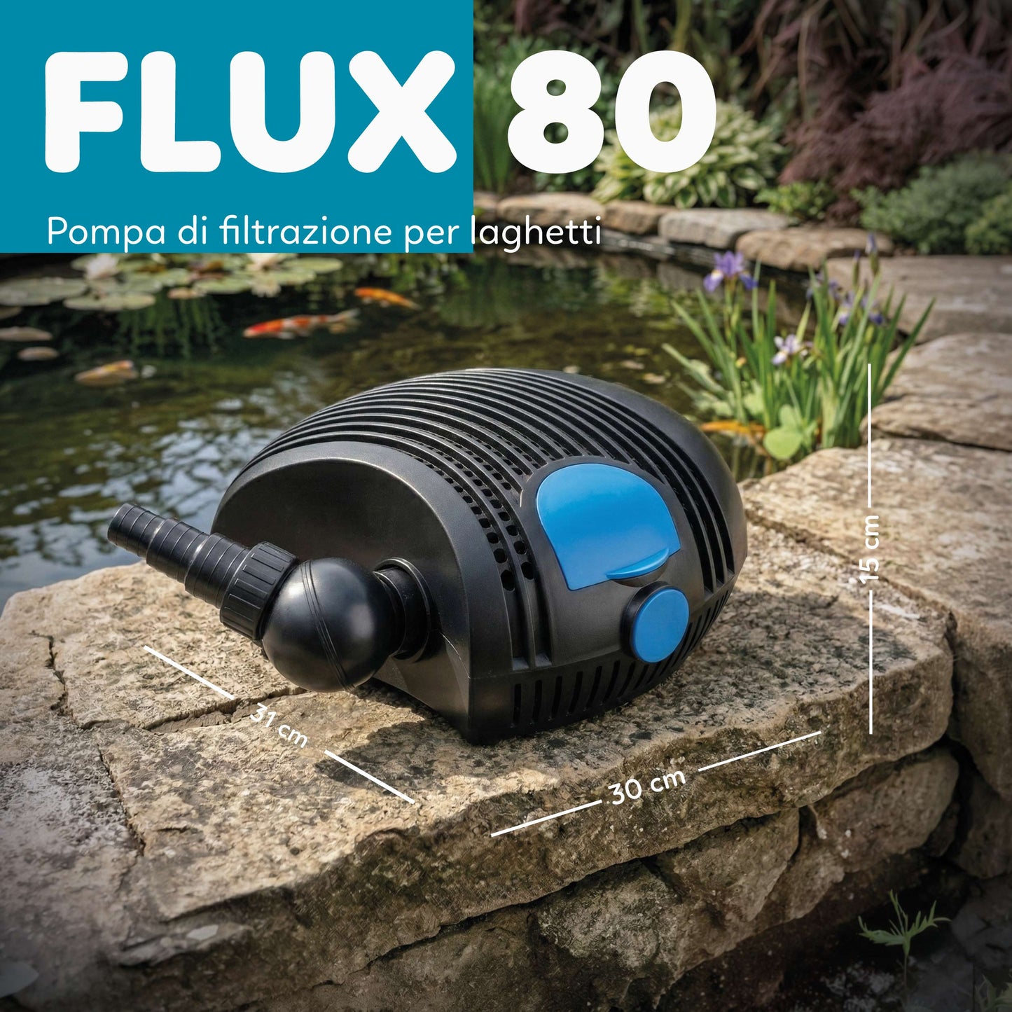 AQPond Flux Pompa per laghetto