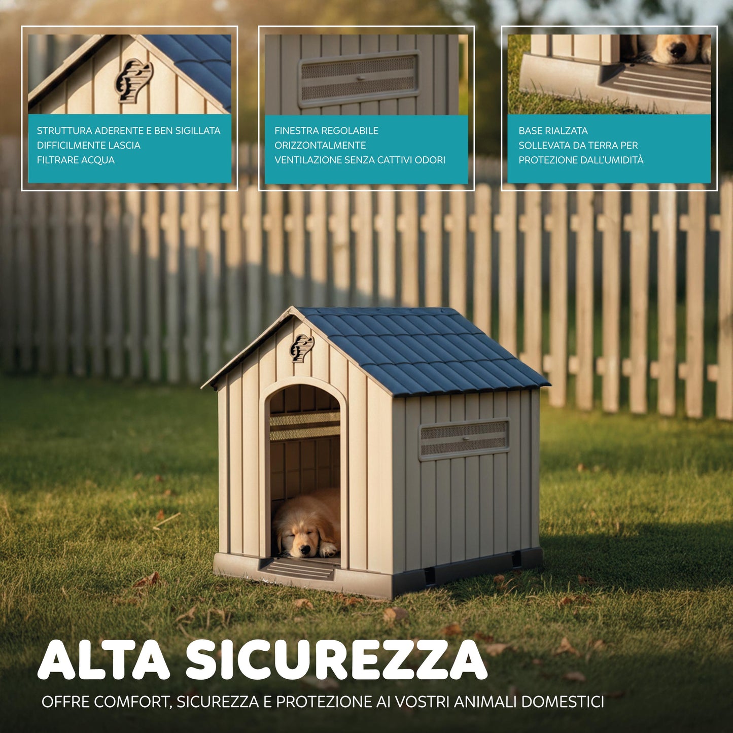 AQPetFriends Haus Cuccia in plastica
