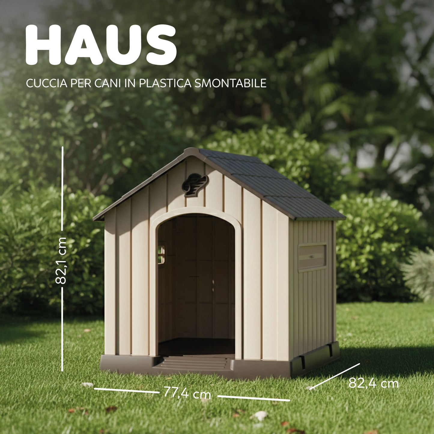 AQPetFriends Haus Cuccia in plastica