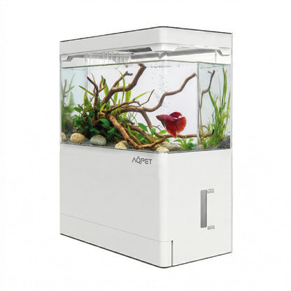 AQPet HyDo Acquario in plastica da scrivania 18x9.5x21