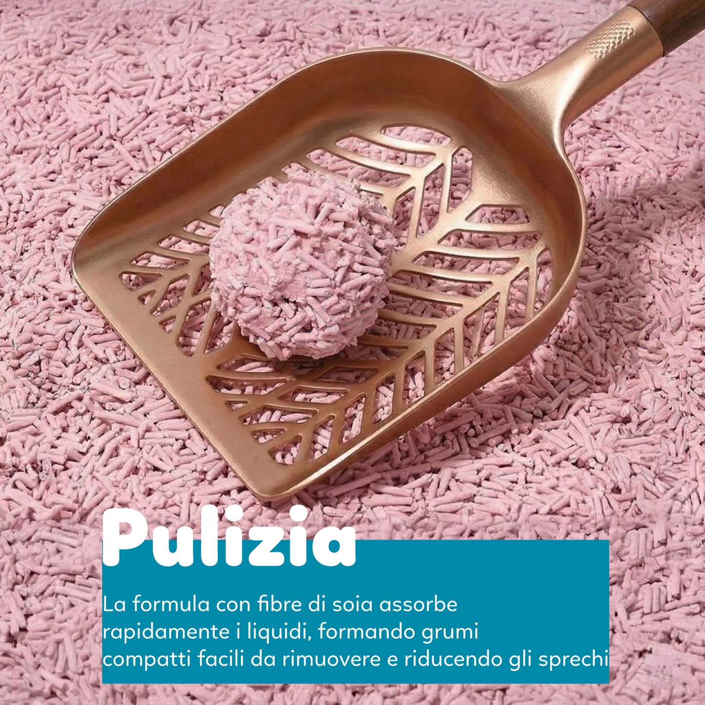 AqpetFriends Catty Green Lettiera Naturale per Gatti Alla Soia Fragranza Alla Lavanda 36 L (6 confezioni da 6 lt)