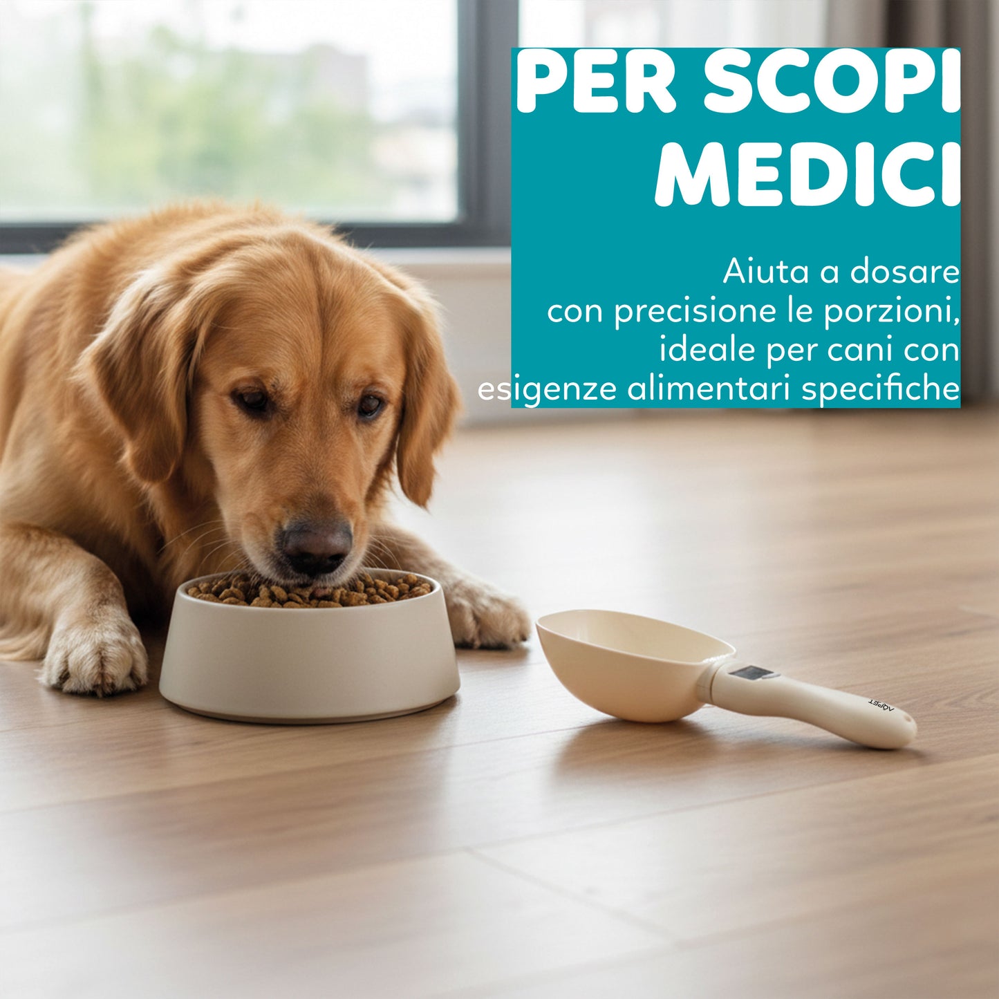 AQPetFriends NutriPet Bliancia Pesa crocchette per cani e gatti