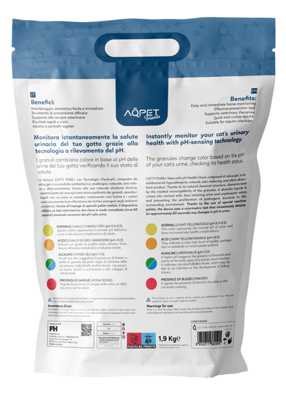 AqpetFriends Catty Pure Lettiera In Silicio per Gatti - Check PH - 5 L