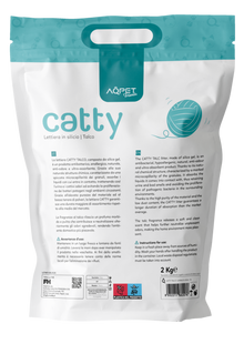 AqpetFriends Catty Pure Lettiera In Silicio per Gatti - profumazione talco - 5 L